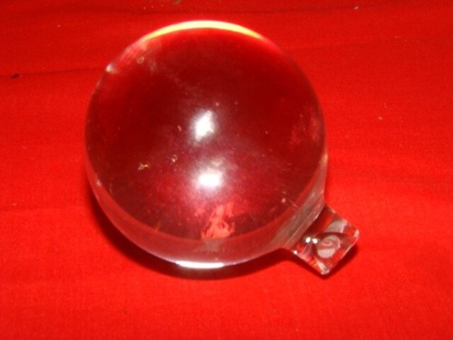 Boule cristal lisse tenon - boule, à