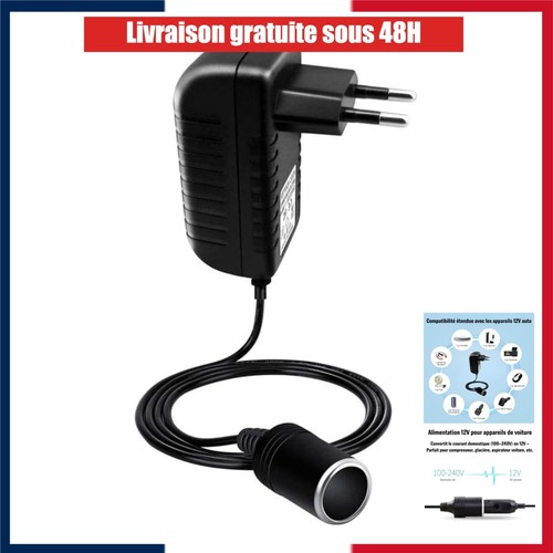 Adaptateur allume cigare 230v - allume-cigare,