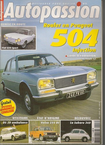 Autopassion peugeot 504 inj - autopassion, 3