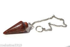 Jasper Stone Breach Dowsing Clock Lighting Pendulum