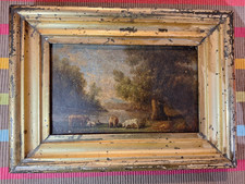 Tableau Ancien Huile Panneau