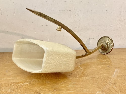 Lampe applique vintage laiton