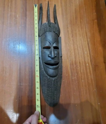 Masque tribal sculpté - 55, cm