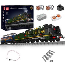 Mould King 12025 Orient Express Locomotive à vapeur Train Blocs de jonction T...