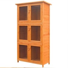 Bois Cage pour Animaux 6