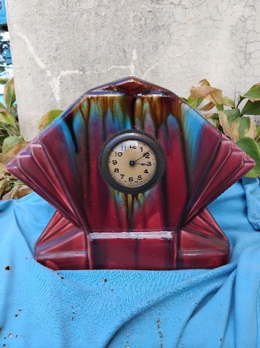 Ancienne pendule horloge en - pendule,