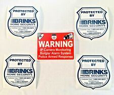 Home Surveillance Security Camera Video Stickers Warning Decal Outdoor Sign