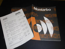 GENERAL CATALOGUE MONTARBO MUSICAL INSTRUMENTS 1989