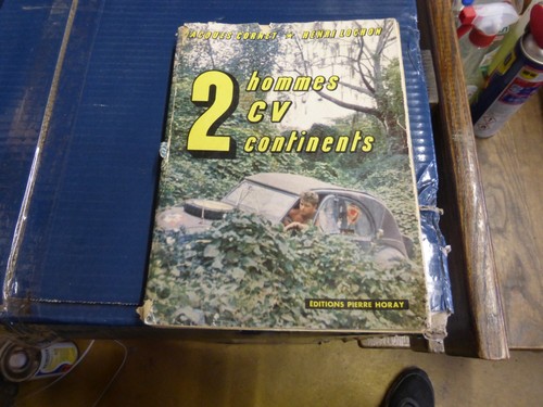 Livre 2cv 2hommes continents - livre,