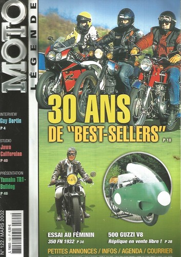 Moto legende 122 jawa - moto, n°122