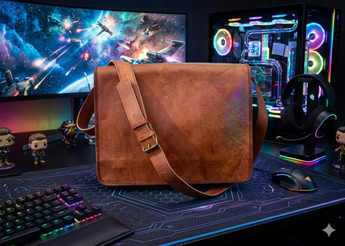 Sac besace cuir véritable - sac,
