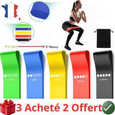 Bande élastique Résistance Traction Exercice Fitness Caoutchouc Gym Entrainement