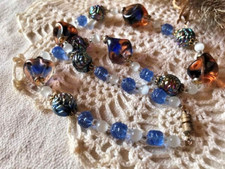 Collier ancien perles pierre