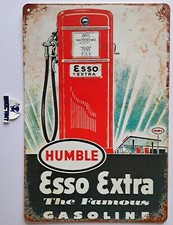 ? Esso Extra decorative metal plate (gasoline pump)