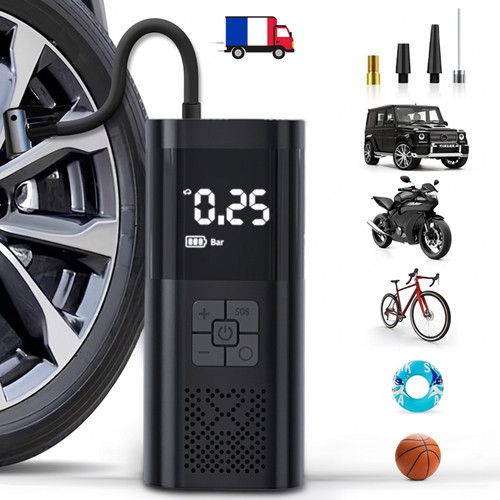 Gonfleur pneu air voiture sans - gonfleur,