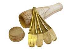 ETHNO GVP4 - Quartet de Guimbardes VIETNAMIENNES à lèvres, simple lame - étui Bo