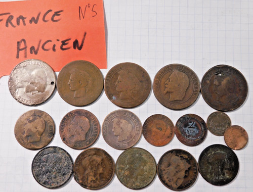 Lot pieces monnaie ancien - monnaie,
