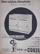 FAITHFUL ADVERTISING FRILOR BLOCK VENUS COAL GAS AN AIR CONDITIONED KITCHEN