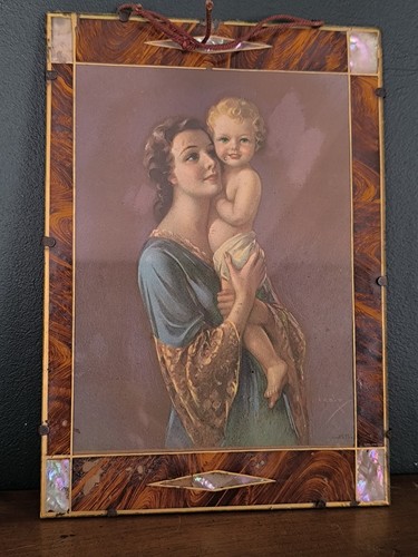 Ancien cadre lithographie art - ancien,