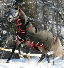 Rambo Supreme Turnout Heavy with Varilayer 1680D 450g - Black/Red