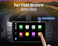 Radio 2 Din 9" Pour Fiat Bravo
