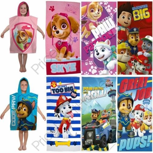 Paw patrol plage serviettes - patrol, &