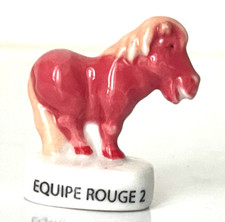 Pink Pony Bean Horse Red Team 2 Galette des rois French charm