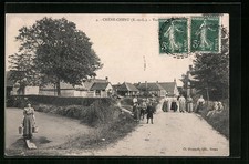 Old postcard Oak-Chenu, general view 1908 