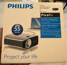 Philips PicoPix PPX2055 Pocket Projector – 55 Lumens 