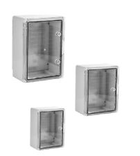 Coffrets électriques étanche IP65 en ABS plastique porte translucide