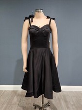 Nwt MINGDA Black Satin Tie