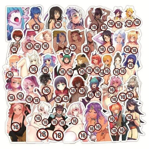 50pcs sexy anime girls - 50pcs,