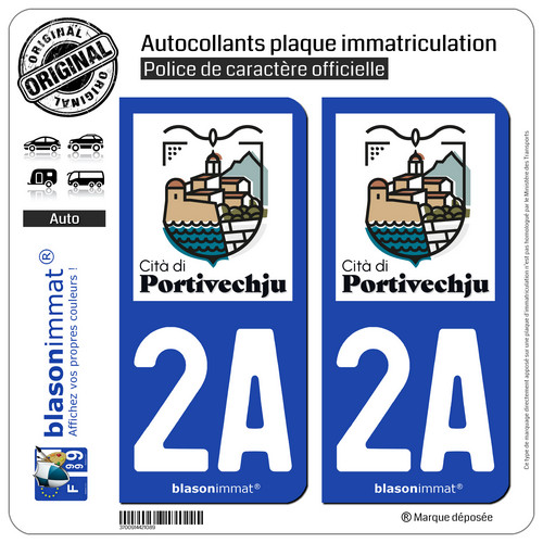 Stickers autocollant plaque - 2,