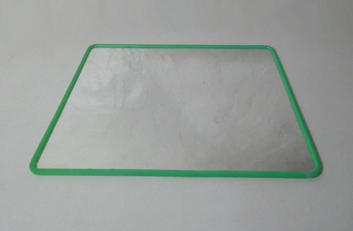 Ancien miroir barbier vert - ancien,
