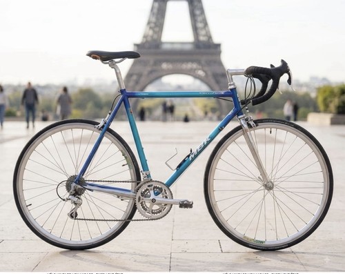Vélo route course bleu - vélo,