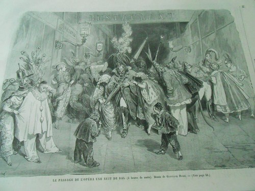 Engraving 1865 opera - engraving, passage