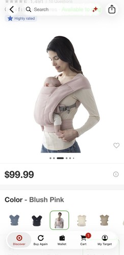 Ergobaby embrace cozy - embrace, newborn