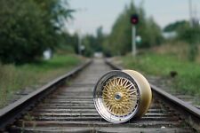 4X Roues 15" MALM BBS RS style GOLD 8J ET20 4X100 pour VW HONDA Toyota JDM