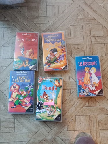 Lot cassettes quatre disney - lot,
