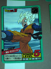 DRAGON BALL GT Z DBZ SUPER BATTLE POWER LEVEL CARDDASS CARD CARTE 491 JAPAN NM