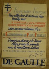Ancienne affiche politique