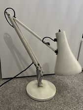 Herbert Terry Vintage Anglepoise Model  90 Desk Task Lamp Adjustable White
