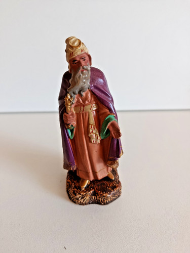 Ancien santon crèche noël - de,