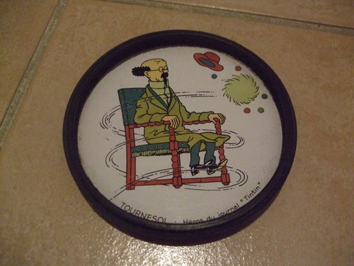 Couvercle tintin professeur - tintin,