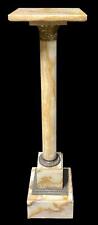 COLONNE-BASE DE STYLE NÉOCLASSIQUE. MARBRE ROSE. ORMOLU. FRANCE. XIXÈ