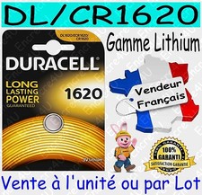 Piles DURACELL CR1620 DL1620 -