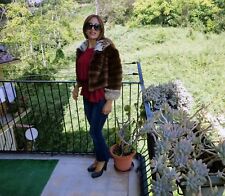 MINK brown COAT CAPPOTTO VISONE DAMY BUFF Manteau de vison МИНКА 