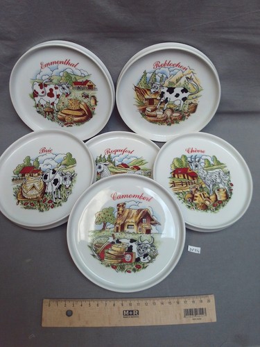 Lot assiettes à fromage - assiettes,