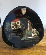 Plate in Longwy enamel Grand