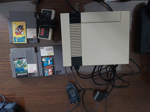 Nintendo nes console - console, avec